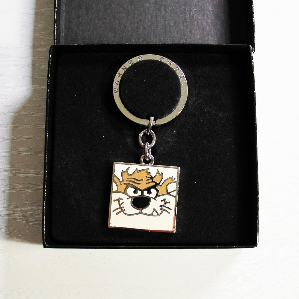 Vintage Keychain Tasmanian Devil Looney Tunes Warner Brothers New in Box 1994
